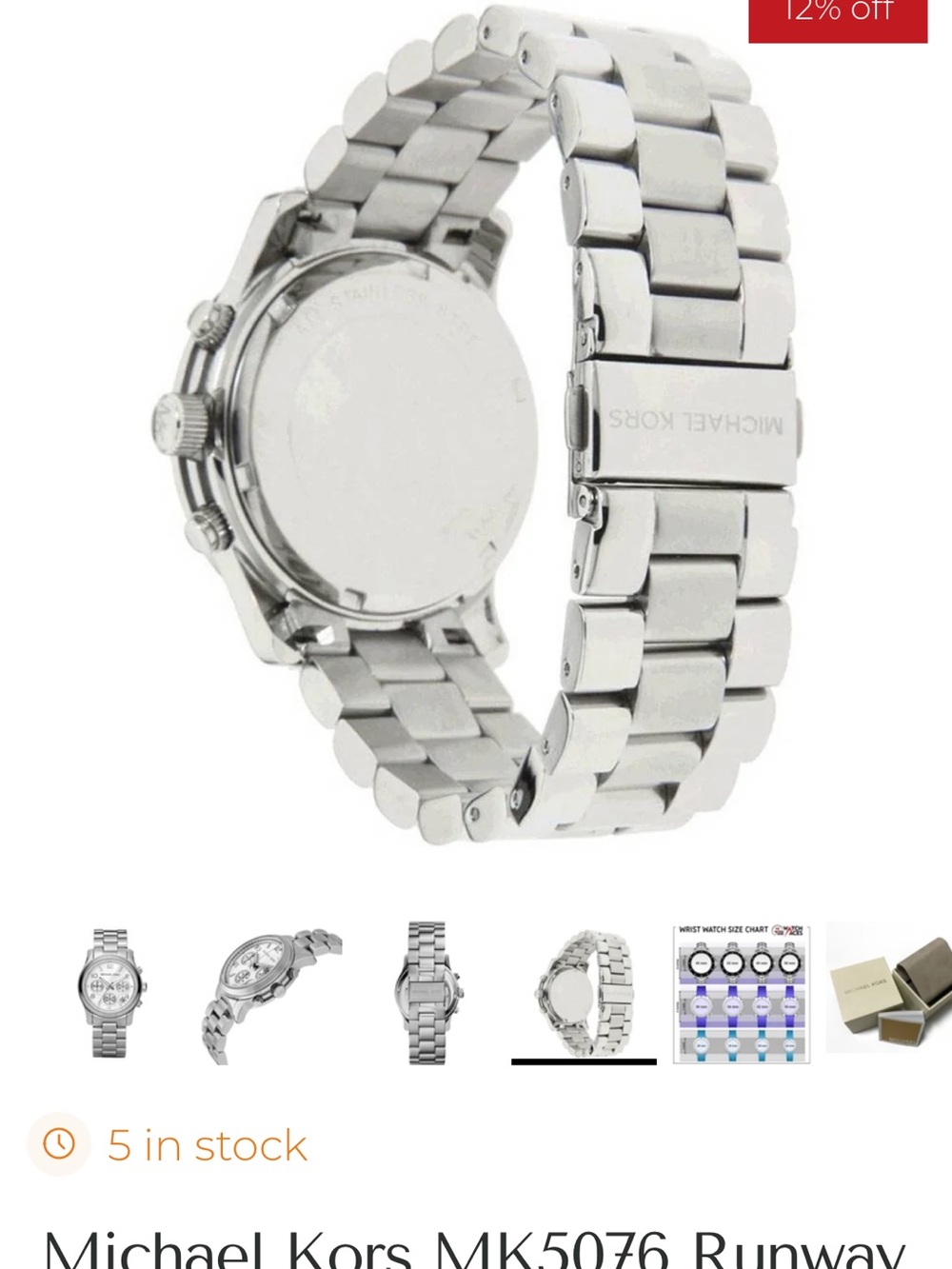 🩶MICHAEL KORS RUNWAY WATCH🩶 - Picture 10 of 10